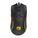 MOUSE MARVO SCORPION M655 GAMING ALAMBRICO USB 7 BOTONES PROGRAMABLES DPI AJUSTABLE HASTA 12000 ILUMINACIÓN RGB DISEÑO ERGONÓMICO
