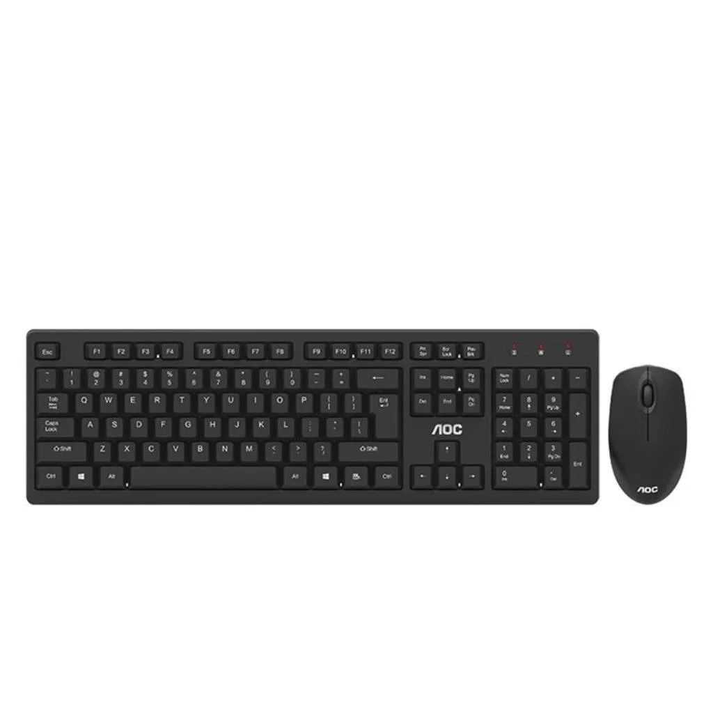 TECLADO + MOUSE AOC KM210B/16 INALAMBRICO NEGRO