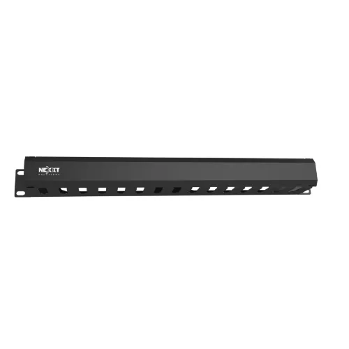 Organizador de cables Nexxt horizontal 19" 1U NPM-DH1UB