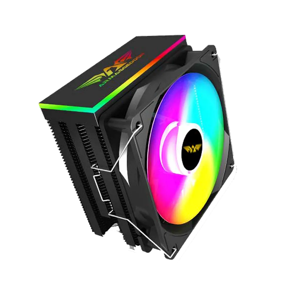 COOLER ARMAGGEDDON BLIZZARD 3 ARGB  COMPATIBLE CON INTEL(LGA115X/1200/1700) Y AMD(AM4/AM5) NEGRO
