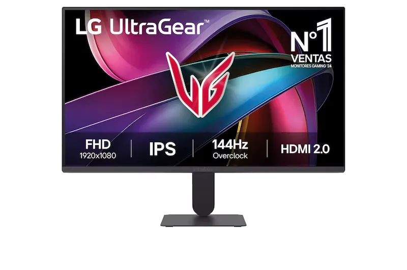 MONITOR LG 24G411A-B 24" GAMING UltraGear IPS FHD (1920x1080) 144Hz, 1 ms