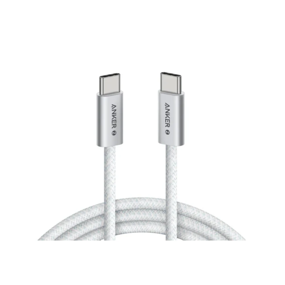 CABLE ANKER ZOLO A8060H21 USB-C A USB-C 240W CARGA RAPIDA 3.3FT 1M BLANCO