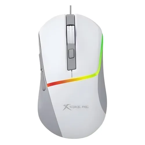 MOUSE XTRIKE ME GM-322 USB 6 BOTONES 7200 DPI BLANCO