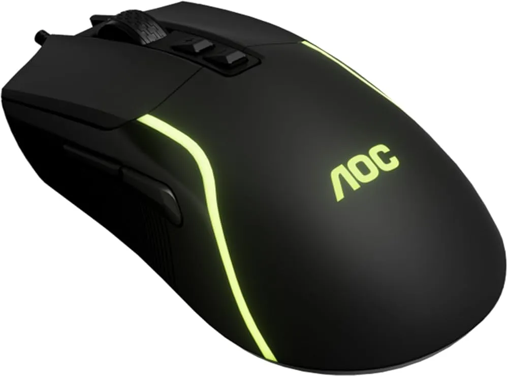 MOUSE AOC GM170B LA 2000 DPI OPTICO USB ALAMBRICO