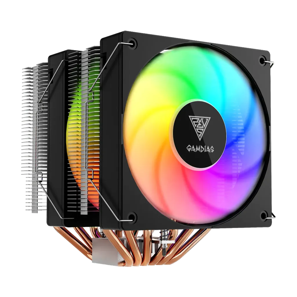 COOLER BOREAS M1 620 ARGB COMPATIBLE CON INTEL(LGA 1851 / AM5) 2X NEGRO