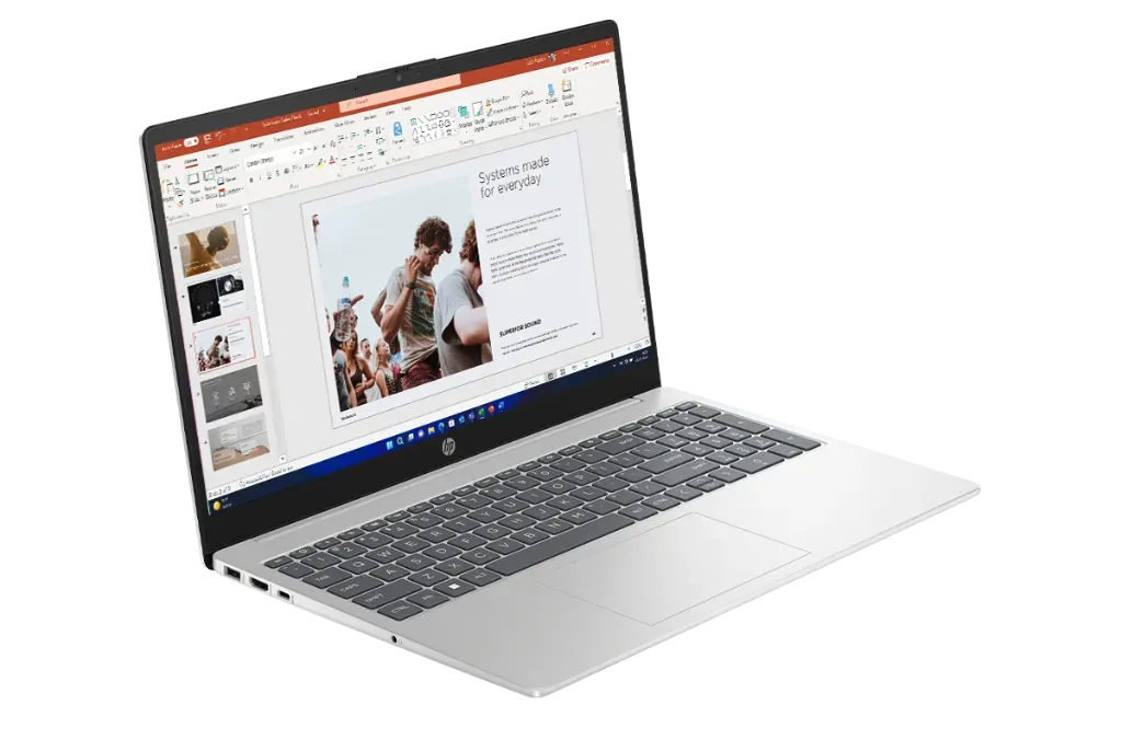 PORTATIL HP INTEL CORE I3-100U 1.2GHZ 8GB 512GB SSD NATURAL SILVER 15.6" FHD W11