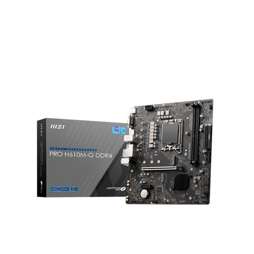 MAINBOARD MSI PRO H610M-G DDR5 LGA 1700 12AVA/13AVA/14AVA GEN. 2-DDR5 1*M.2 HDMI/D-SUB/ DISPLAYPORT