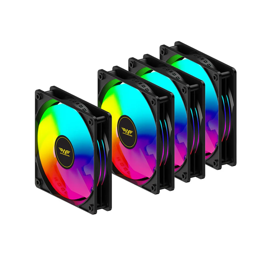 [KIT6000] KIT DE COOLER ARMAGGEDDON ARGB KIT6000 PRO 12CM 1 VENTILADOR MAESTRO Y 3 ESCLAVOS