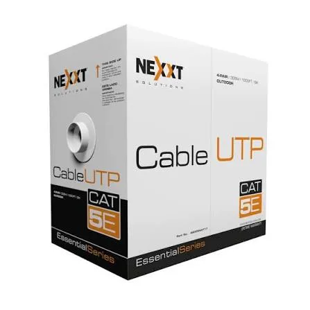 [AB355NXT17] ROLLO DE CABLE NEXXT ESSENTIAL CAT5E UTP 4P CMX EXTERIOR 305M NEGRO