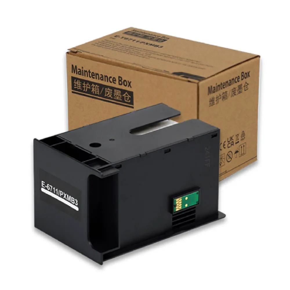 CAJA DE MANTENIMIENTO + ALMOHADILLA EPSON WF-3620, WF-3640WF-7110, WF-7510WF-7610, WF-7620WF-7710, WF-7720,L1455ET-16500/ E-6711PXMB3 CON CHIP