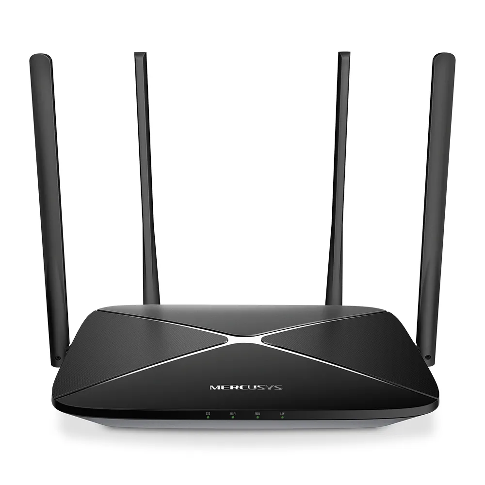 [AC12G] ROUTER MERCUSYS AC12G AC1300 DOBLE BANDA GIGABIT 4 ANTENAS NEGRO