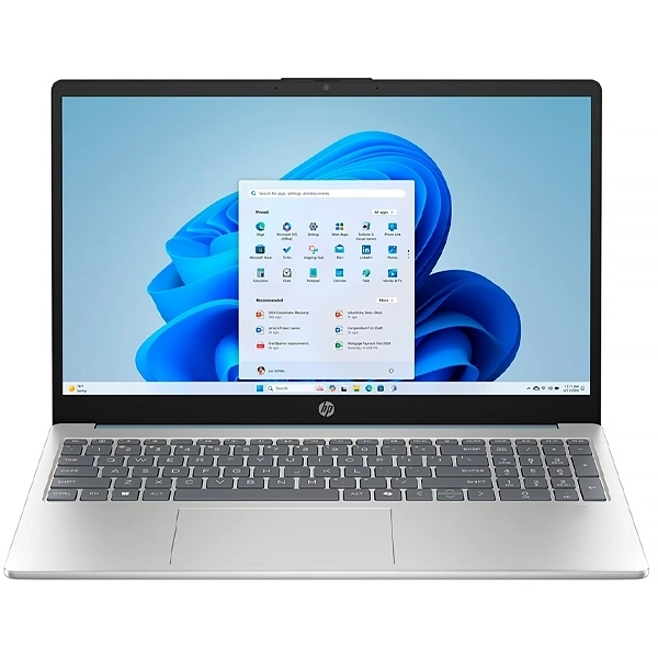 PORTATIL HP 15-FC0025WM AMD RYZEN 5 7520U 8GB RAM 1TB SSD PANTALLA 15.6" FHD TOUCH NATURAL SILVER W11 HOME