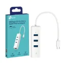 ADAPTADOR DE RED TP-LINK UE330C USB-C A RJ45 GIGABIT ETHERNET + 3 USB 3.0