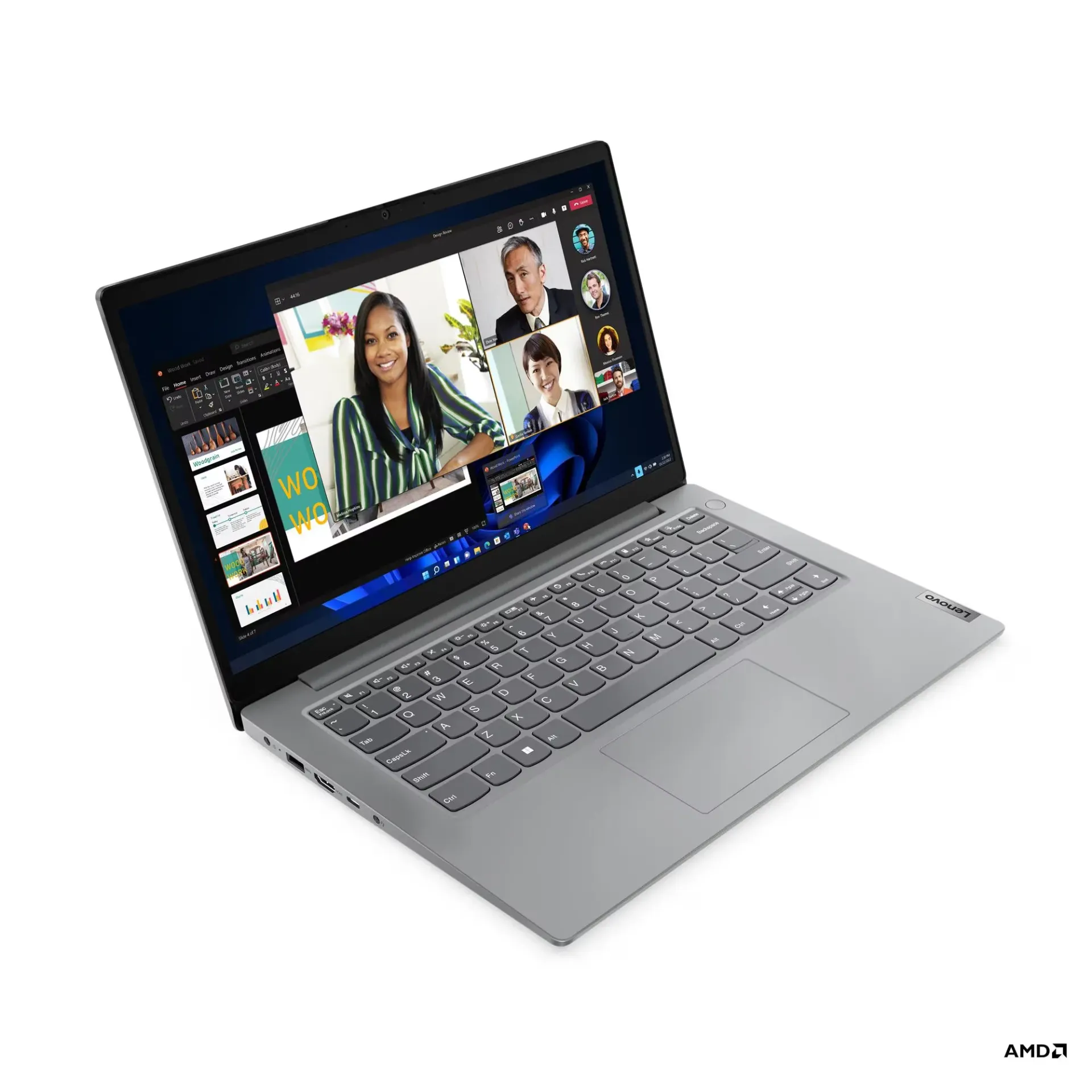 [82YT00NXLM] PORTATIL LENOVO V14 G4 AMN AMD RYZEN 3 7320U 8GB LPDDR5-5500 SSD 256GB M.2 2242 PCIe 4.0x4 NVMe  RJ45 Arctic Grey 82YT00NXLM