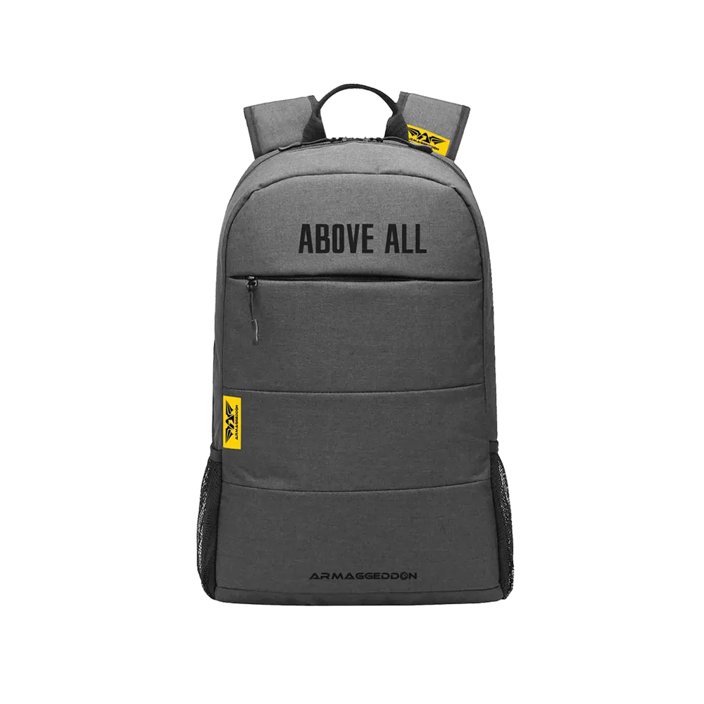 MOCHILA ARMAGGEDDON SHIELD 3 15.6" CABLE PARA CARGAR GRIS