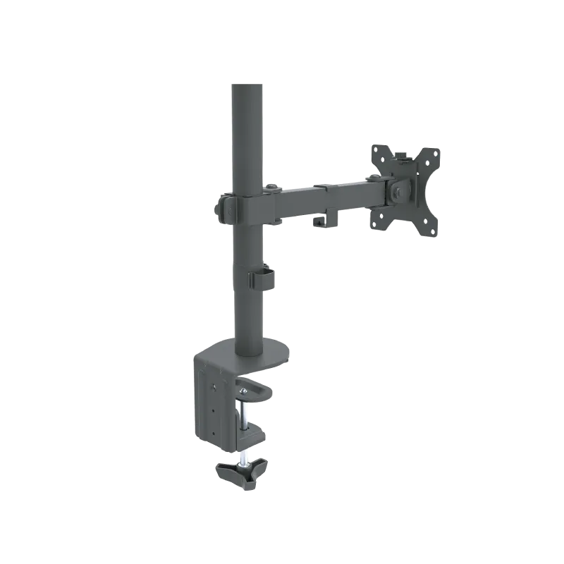 SOPORTE KLIP XTREME PARA MONITOR 1 BRAZO 13" A 32" INCLINACION 90° GIRO 90° ROTACION 360° 9 KG / 19,8 LB