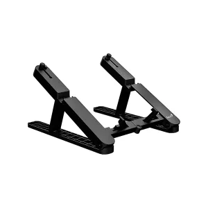SOPORTE PARA LAPTOP GENIUS M200 G-STAND ALUMINIO 6 NIVELES IRON NEGRO