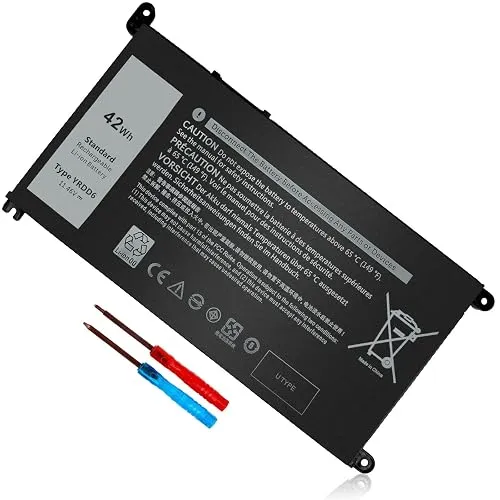 BATERIA ORIGINAL DELL TYPE YRDD6 INTERNA 11.4V 42WH