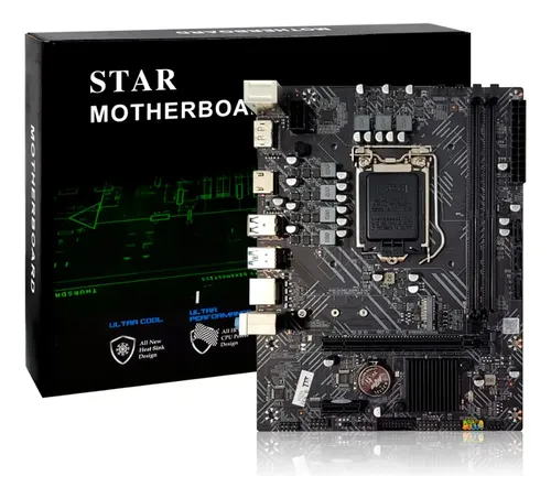 MAIMBOARD STAR H510 LGA 1200 HDMI M.2  DDR4 SOPORTA 10MA Y 11AVA