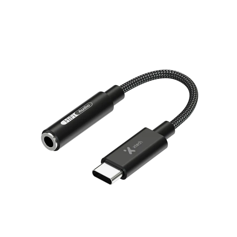 ADAPTADOR XTECH XTC-509 USB-C 3.5MM HEMBRA PARA AUDIFONOS