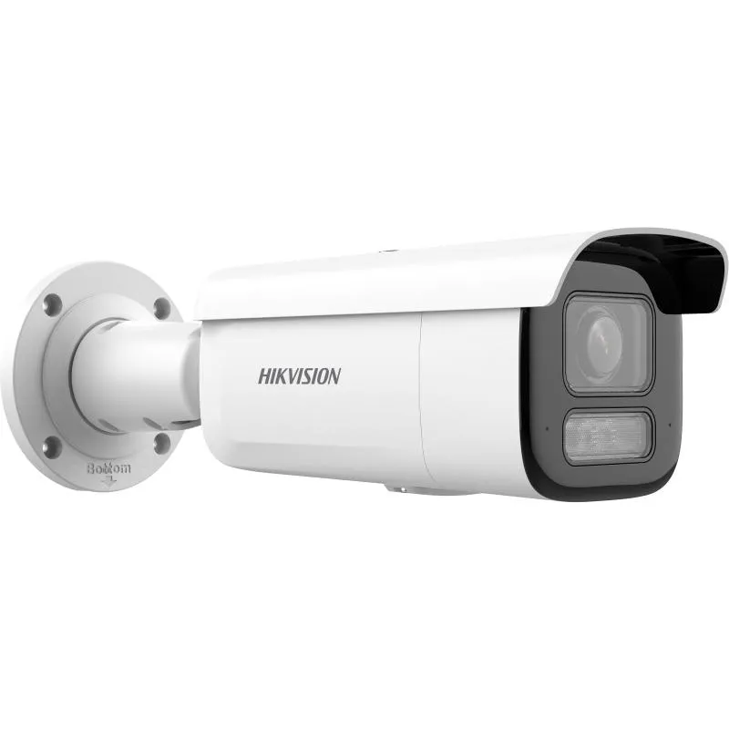 CAMARA DE SEGURIDAD IP HIKVISION DS-2CD2643G2-LIZS2U  4MP TUBO ACUSENSE/LUZ HÍBRIDA/ MICROFONO/ EXTERIOR IP67/VIDEO H.265+/ ENTRADA Y SALIDA DE AUDIO
