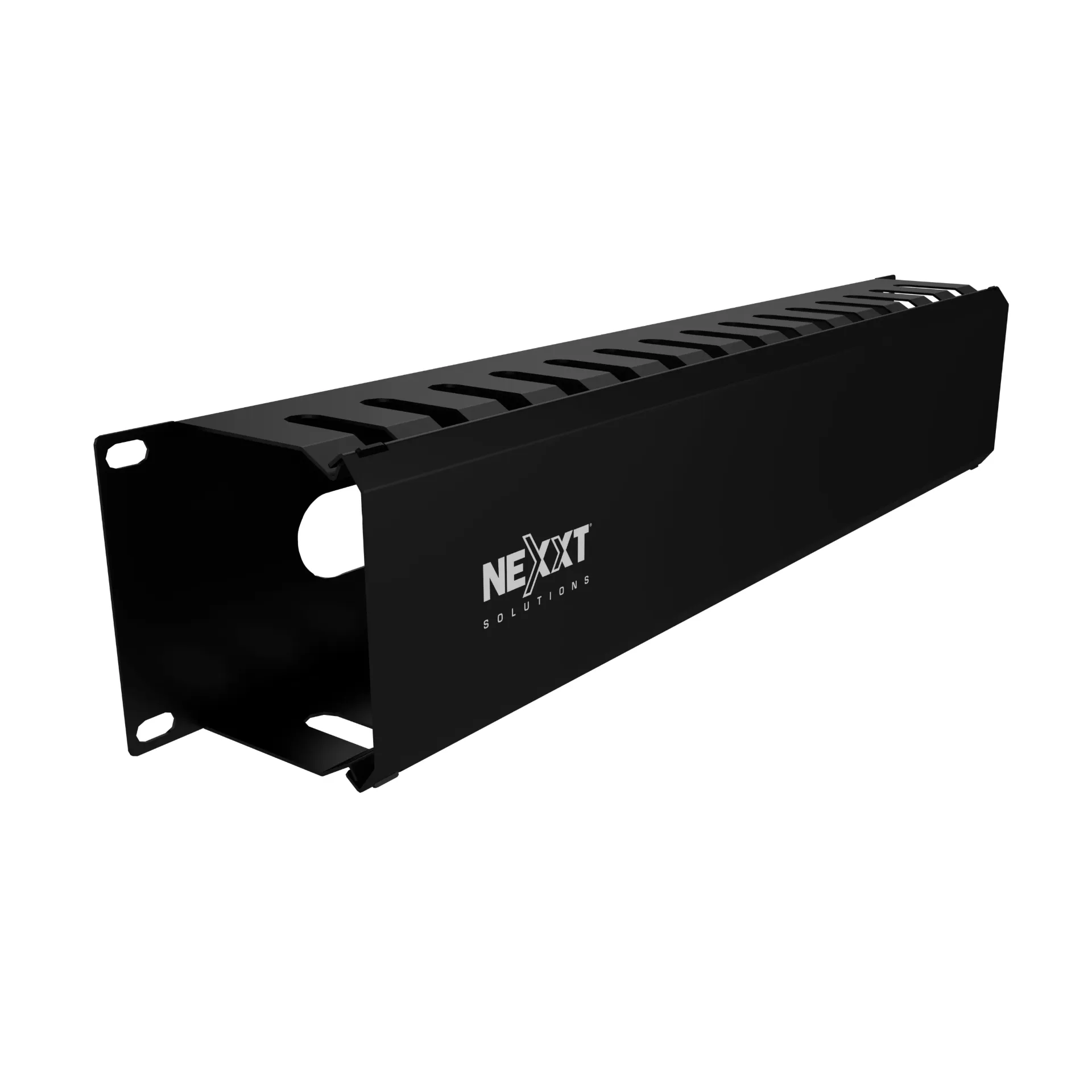 ORGANIZADOR NEXXT DE CABLES HORIZONTAL 2U 19"