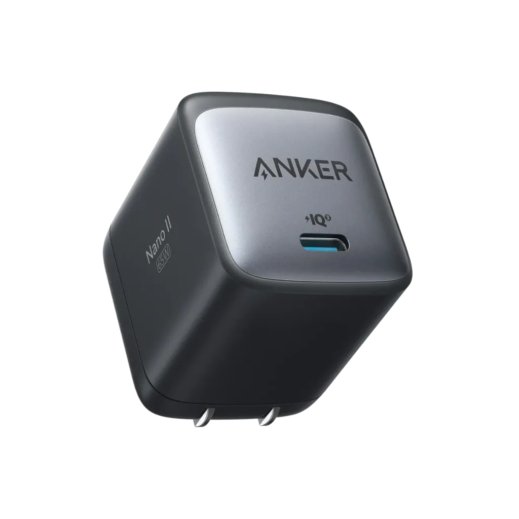 CARGADOR ANKER NANO II 65W A2663114 SERIE 7 PUERTO USB-C CARGA RAPIDA