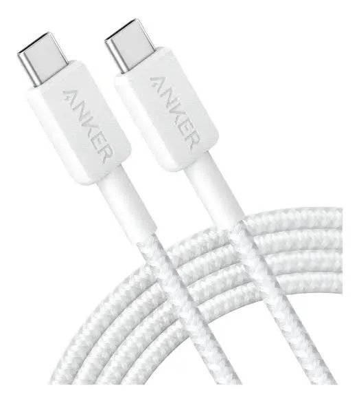 CABLE ANKER 322 A81F6H21 USB-C A USB-C 60W CARGA RAPIDA 6FT 1M BLANCO