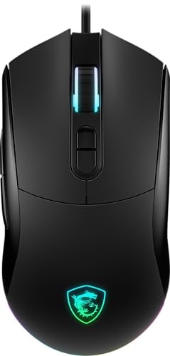 MOUSE MSI FORGE GM320 DPI 12800 CON 7 BOTONES USB 2.0 RGB