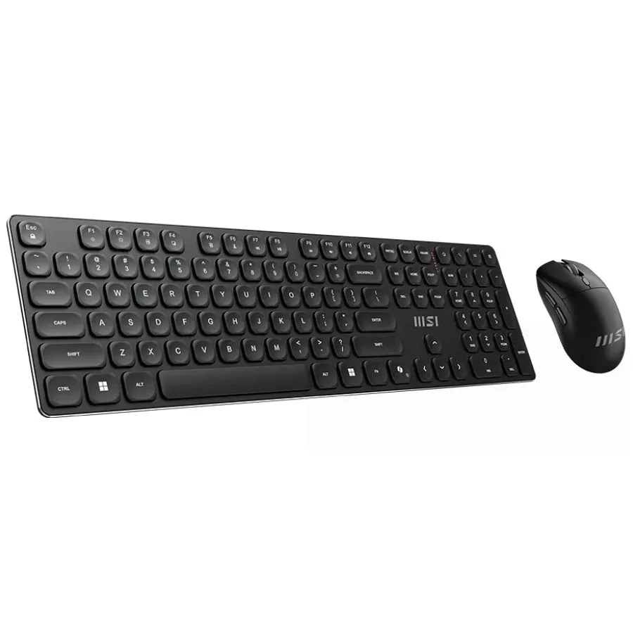 TECLADO+MOUSE MSI FORGE K210 WIRELESS INALAMBRICO RECARGABLE 2.4GHZ USB 1600 DPI