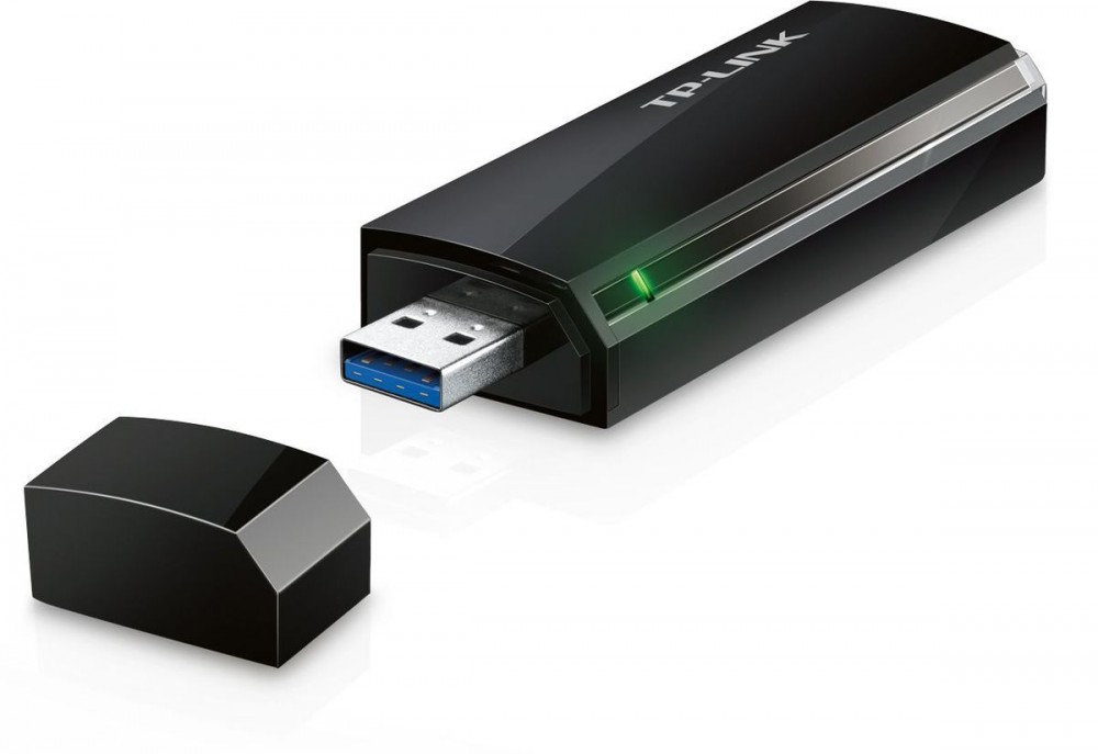 ADAPTADOR DE RED TP-LINK ARCHER T4U  AC1300 USB ALTA GANANCIA DUAL BAND 400MBPS A 2.4GHZ + 867 Mbps A 5GHZ