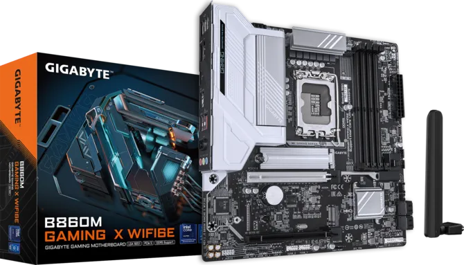 MAIMBOARD GIGABYTE B860M GAMING X WIFI6E 4*DIMM DDR5 2*M.2 USB4 nativo de 40 Gbps
