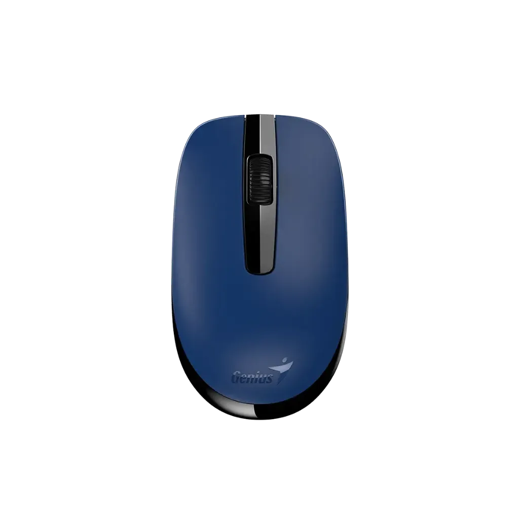 MOUSE GENIUS NX-7007 BLUEEYE WIRELESS 2.4GHZ  PILA AA  WINDOWS Y MAC AZUL CON NEGRO