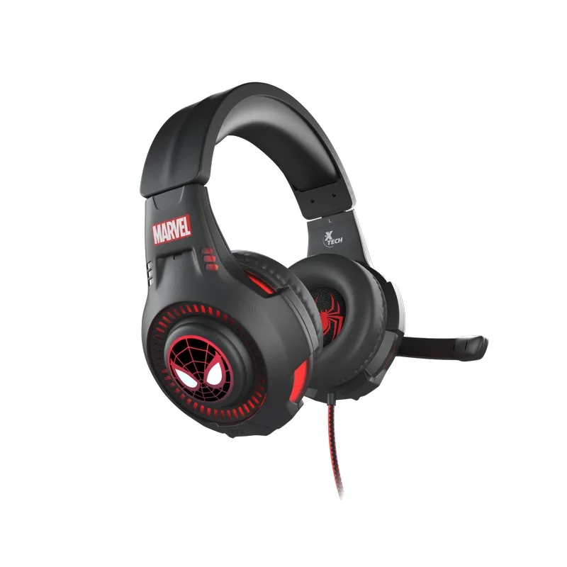 AUDIFONO + MICROFONO XTECH XTH-M541SM EDICION SPIDER MAN PLUG 3.5 Y USB