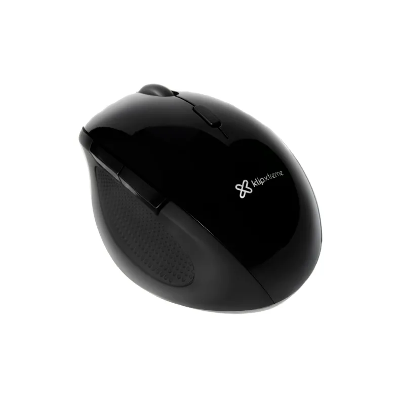 MOUSE KLIP XTREME ORBIX KMW-500BK INALAMBRICO ERGONOMICO CON PILAS NEGRO