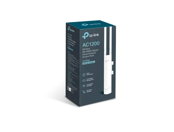 [EAP225-OUTDOOR] ACCESS POINT TP-LINK OMADA EAP225-OUTDOOR DUAL BAND AC1200 WIRELLES MU-MIMO PARA EXTERIOR/INTERIOR