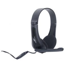 AUDIFONO + MICROFONO SPEEDMIND SMHSM01 PLUG 3.5 NEGRO