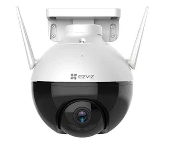 CAMARA DE SEGURIDAD EZVIZ  IP C8C CS-C8C-A0-1F2WF 1080P/EXTERIOR IP67/COMUNICACION BIDERECCIONAL/INFRARROJA 30M/DETECCION IA PERSONAS Y VEHICULOS/PANORAMICA 360º