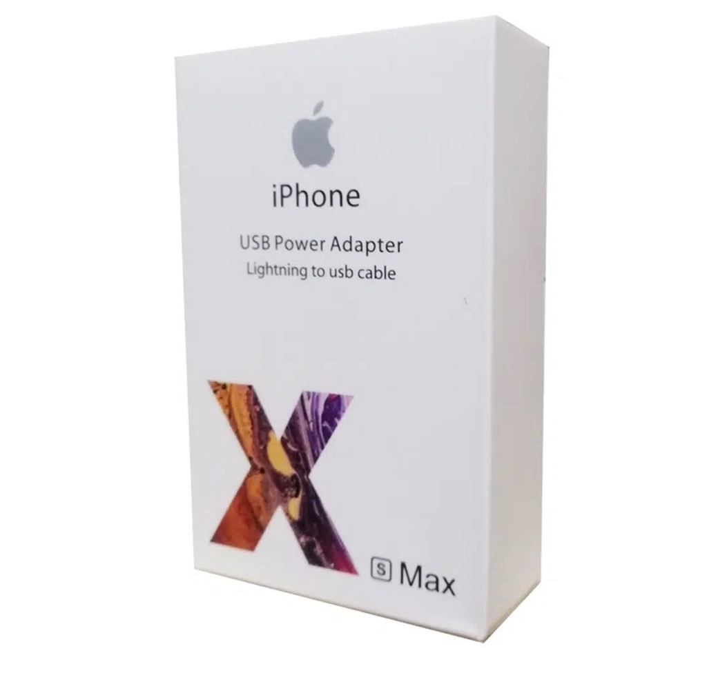 [MD814CH/A] CARGADOR + CABLE IPHONE XS MAX AAA