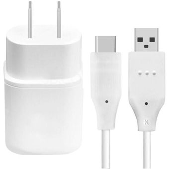 CARGADOR + CABLE LG USB-A A USB-C ORIGINAL