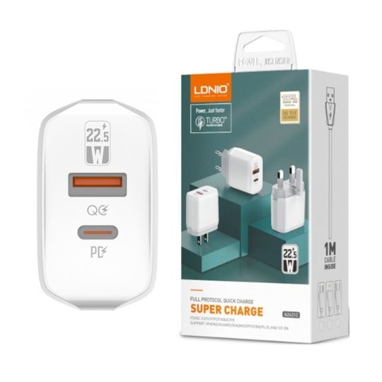 [6933138691212] CARGADOR TIPO C A TIPO C POWER TRONIC 22.5W