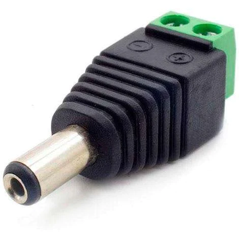 CONECTOR DC CAMARA PARA FUENTE DE PODER MACHO