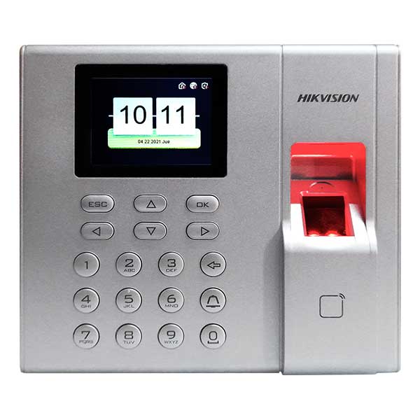 CONTROL DE TIEMPO Y ASISTENCIA HIKVISION DS-K1T8003EF /  1000 HUELLAS DACTILARES 1000 USUARIOS /1000 TARJETAS/100.000 EVENTOS
