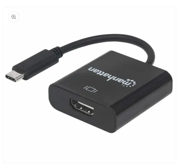 [151788] CONVERTIDOR MANHATTAN USB-C 3.1 GEN1 A HDMI NEGRO SKU: 151788