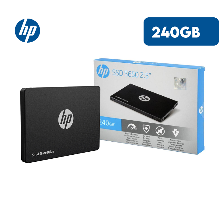 [345M8AA#ABB] DISCO DE ESTADO SOLIDO 240GB HP S650 2.5" SATA 3.0  INTERNO