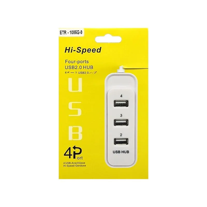 HUB 4 PUERTOS USB 2.0
