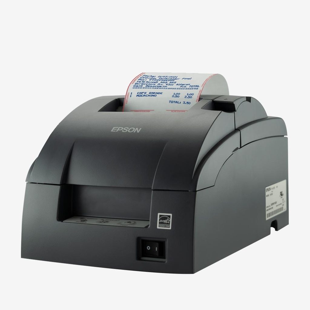 IMPRESORA EPSON TM-U220D-806 PUERTO USB/CON FUENTE COLOR GRIS C31C515806