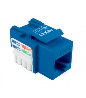 [PCGKJC6TYRJBL] JACK NEXXT CAT 6 KEYSTONE TIPO 110 AZUL