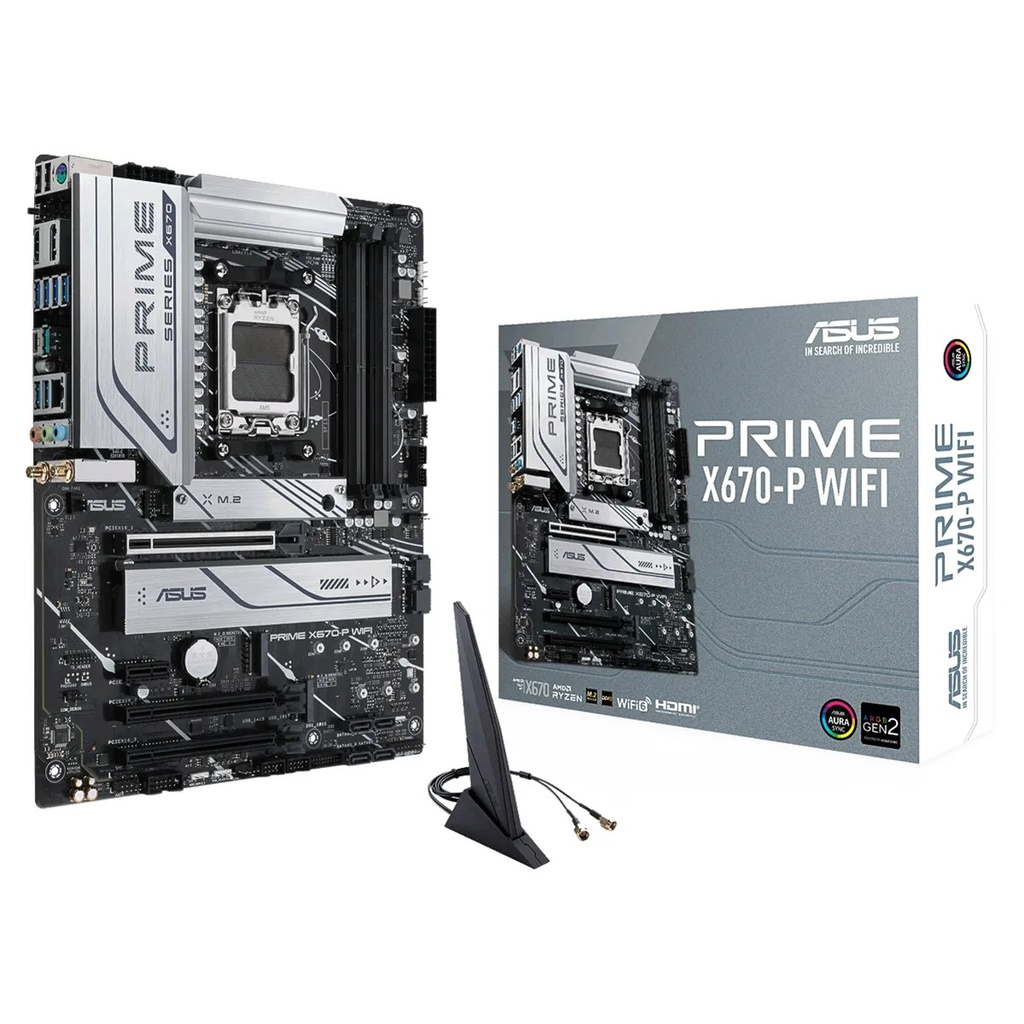 MAIMBOARD ASUS PRIME X670-P AMD RYZEN 7000 DDR5 AM5 WIFI/BLUETOOH/ ATX
