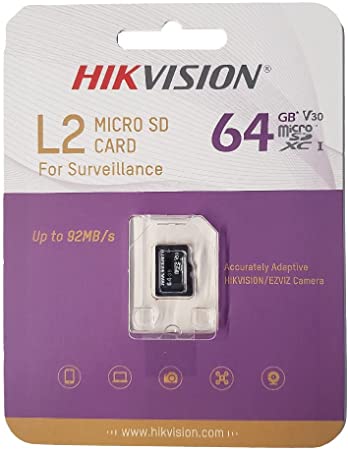 MICRO SD 64GB HIKVISION SD ESPECIAL CCTV
